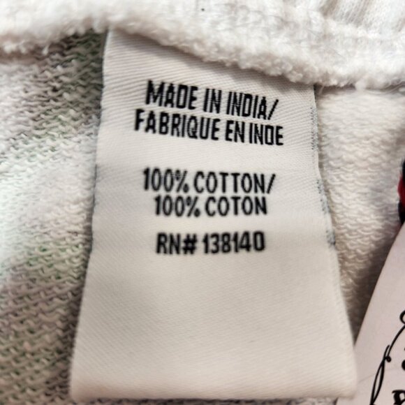 Born Fly Mens Size XL Fly Show Fleece Short Cotton White NWT --15 - Picture 5 of 11